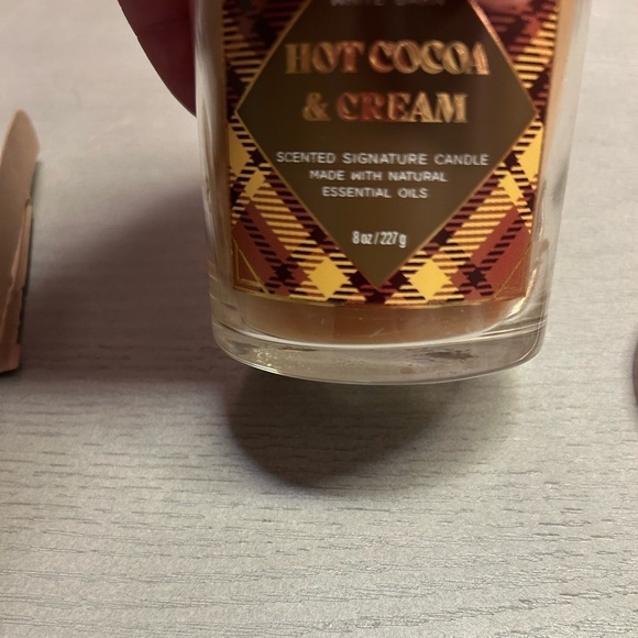 Bath & Body Works‎ Hot Cocoa & Cream 1 Wick Candle New - Picture 4 of 6